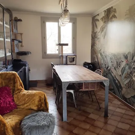 לינה וארוחת בוקר Les Des Chats Malicieux קז'אר